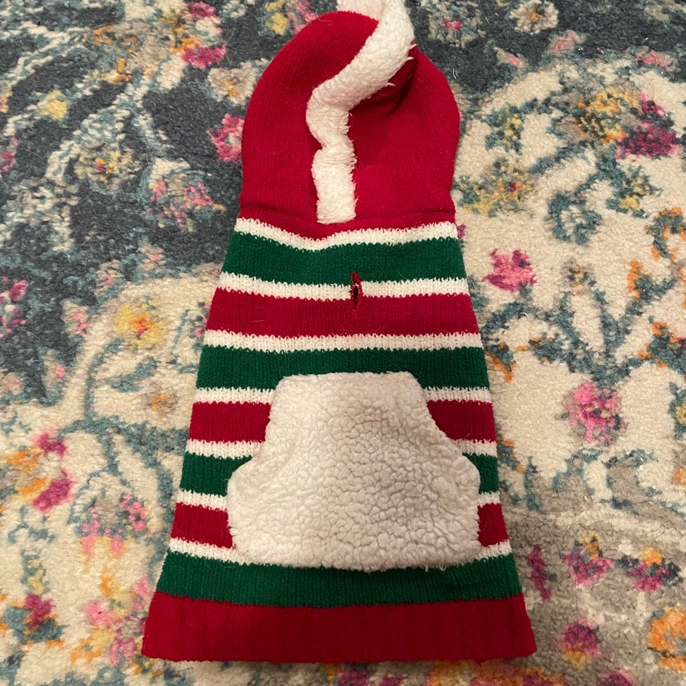 Red & Green Dog Hoodie